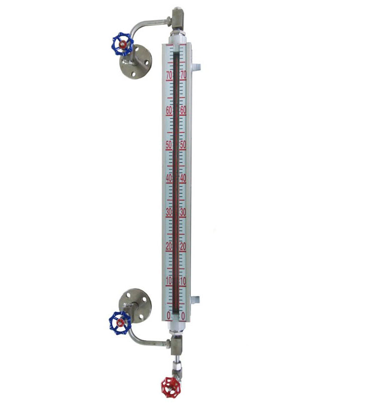 無盲區石英管/玻璃管液位計 雙色/彩色 可帶伴熱、LED燈 材質碳鋼/不銹鋼 UGS